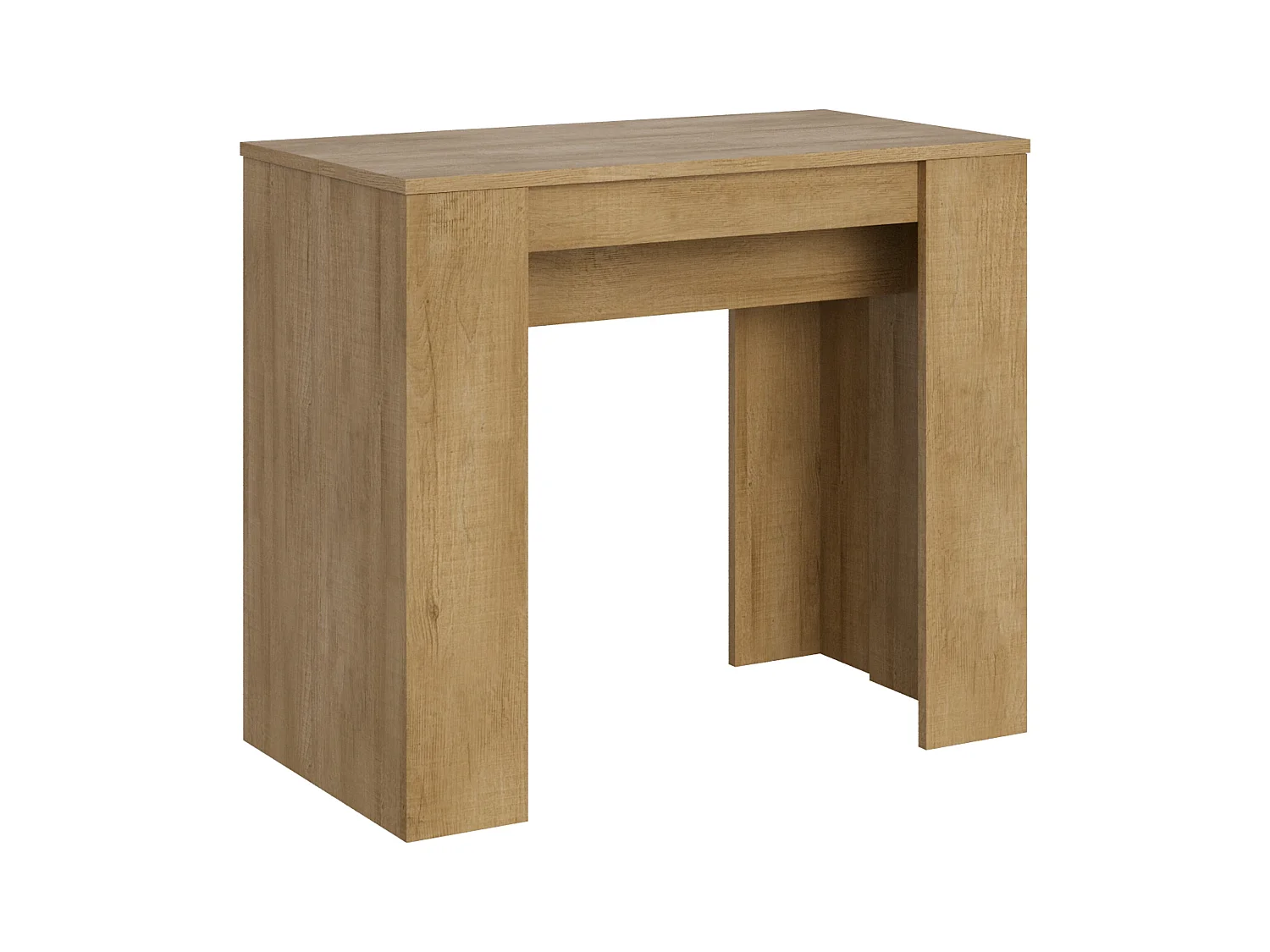 Console extensible 90x48/204 cm Basic Small Chêne Nature