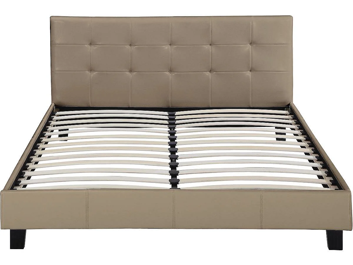Doppelbett "Julia" - 160 x 200 - Taupe