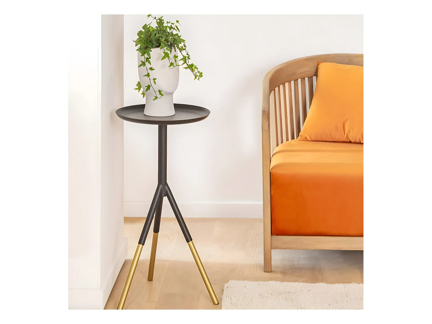 Bout de canapé en métal William