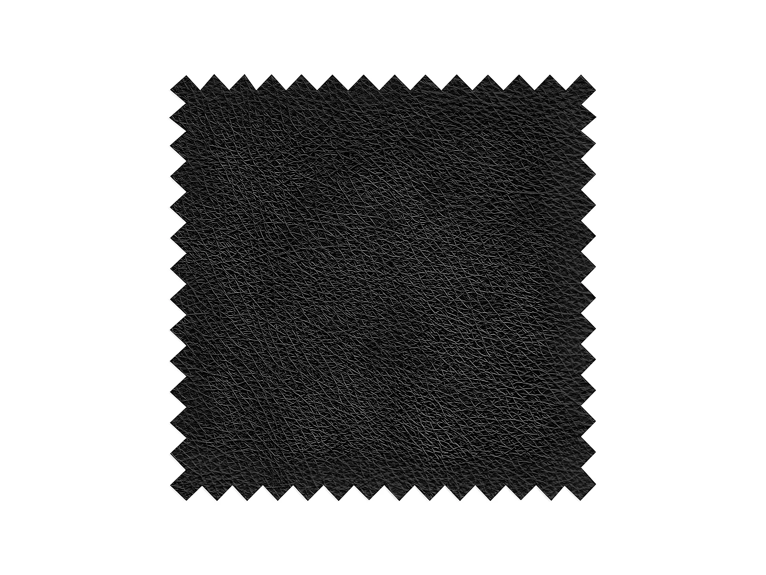 Canapé 2 places en 100% tout cuir épais italien vachette HAMBOURG, couleur noir