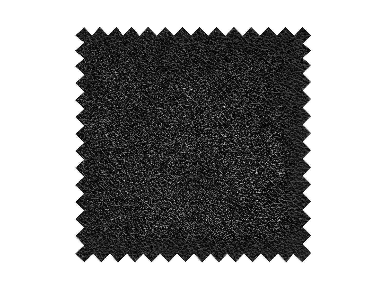 Canapé 2 places en 100% tout cuir épais italien vachette HAMBOURG, couleur noir