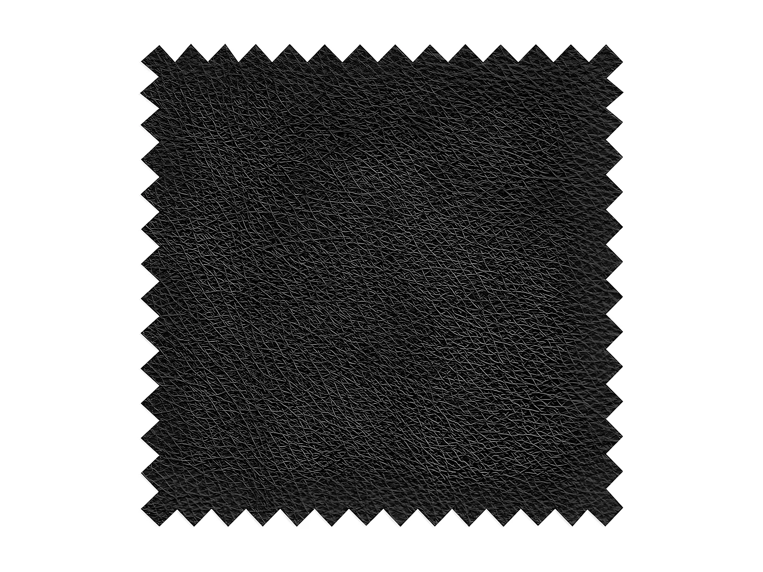 Canapé 3 places en 100% tout cuir épais italien vachette HAMBOURG, couleur noir