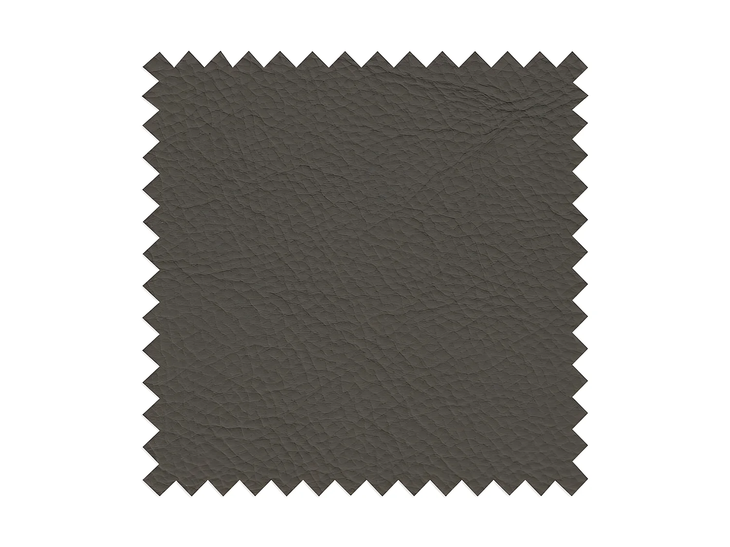 Canapé 2 places en 100% tout cuir épais italien vachette HAMBOURG, couleur anthracite