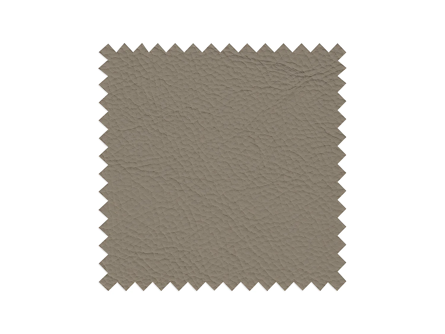 Canapé 2 places en 100% tout cuir épais italien vachette HAMBOURG, couleur taupe