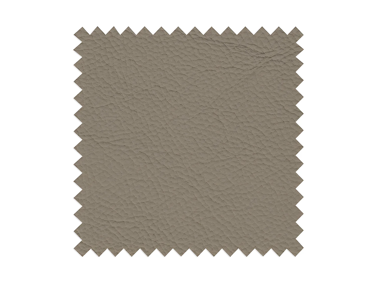 Canapé 2 places en 100% tout cuir épais italien vachette HAMBOURG, couleur taupe