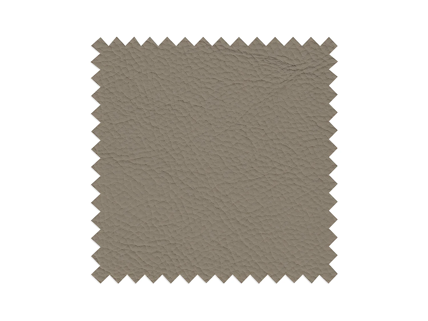 Canapé 3 places en 100% tout cuir épais italien vachette HAMBOURG, couleur taupe