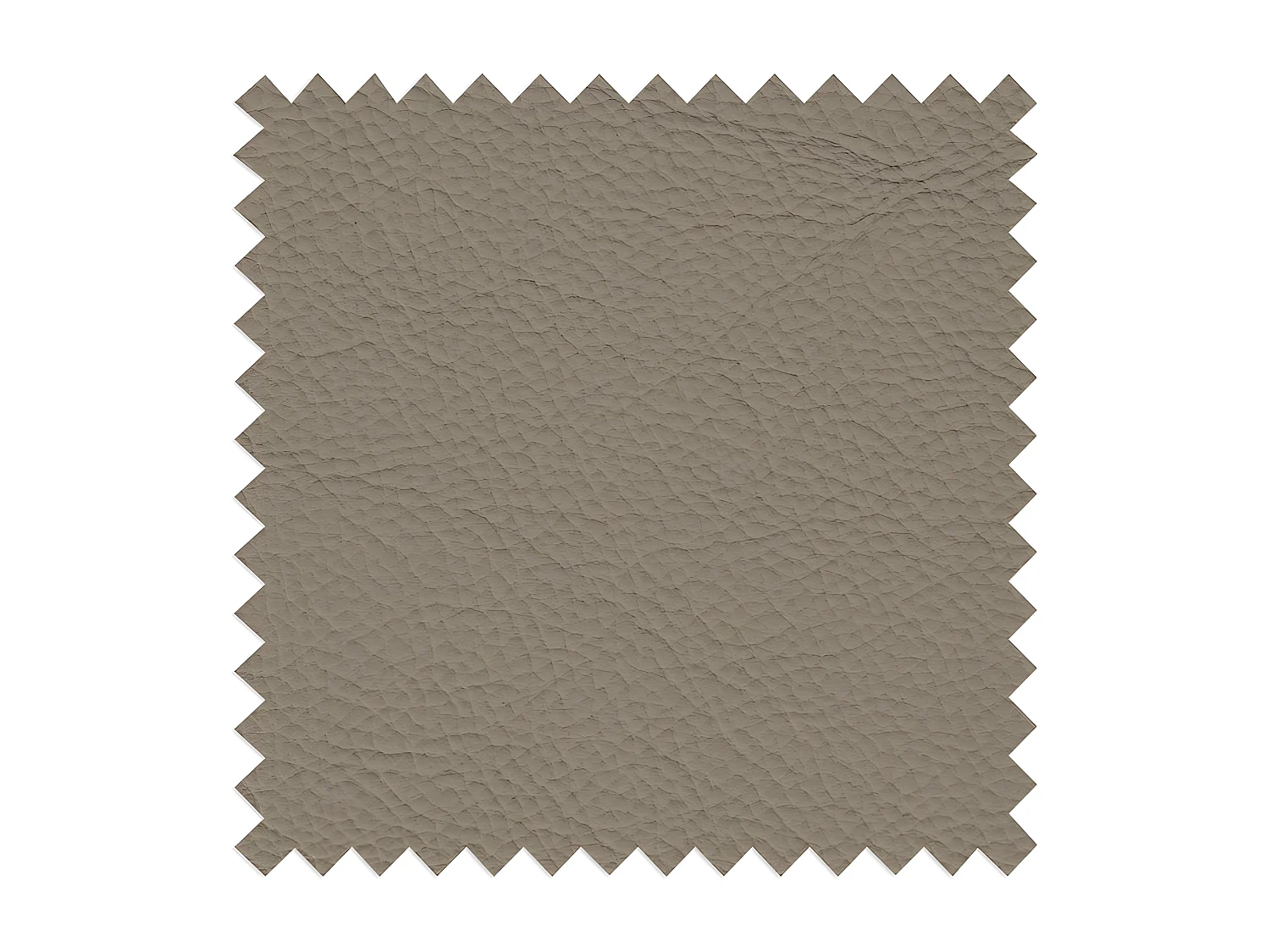 Canapé 3 places en 100% tout cuir épais italien vachette HAMBOURG, couleur taupe