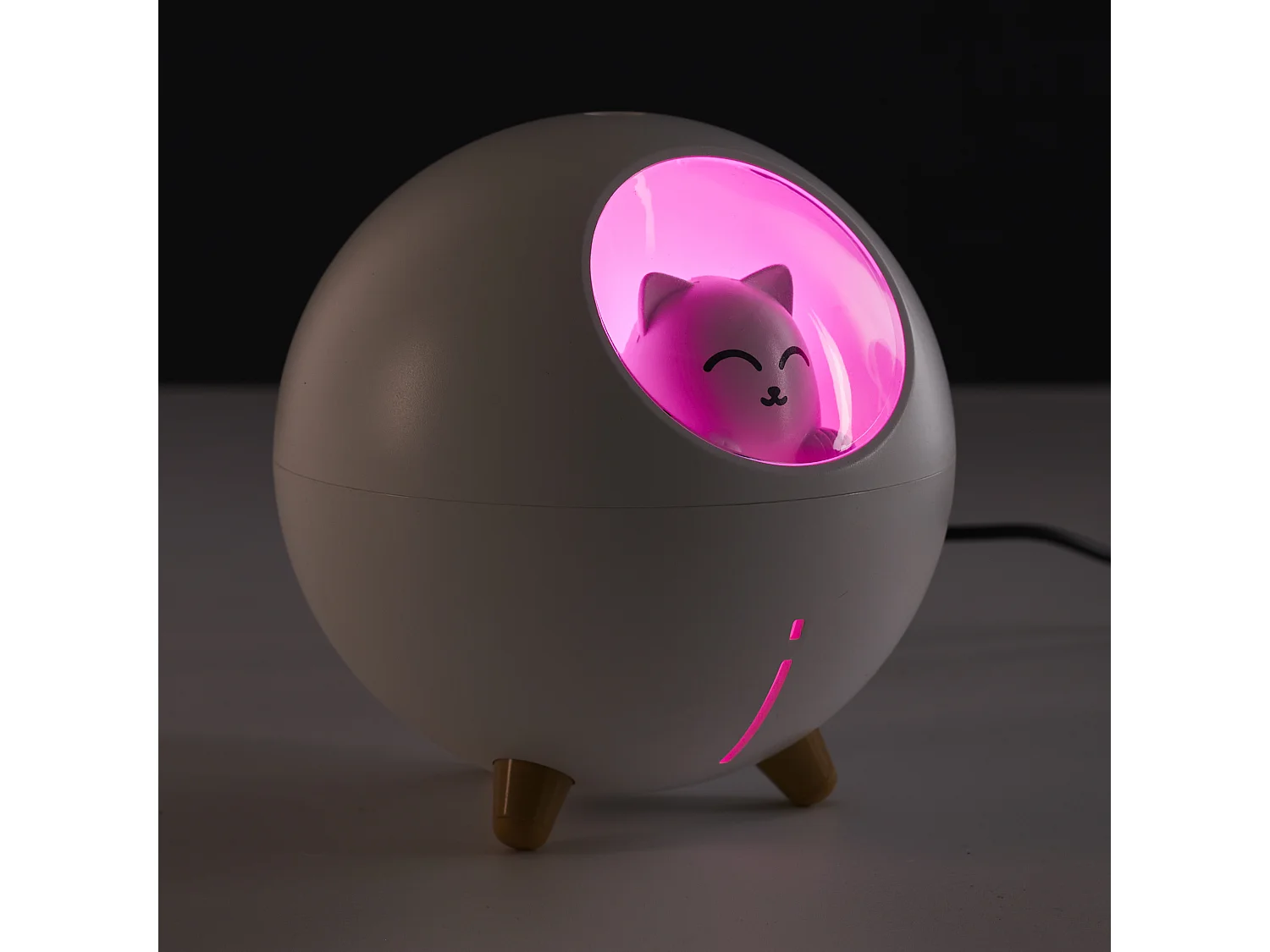 Diffusore di Profumo a LED Gatto con Tecnologia ad Ultrasuoni a Freddo e Luce a Colori Variabili