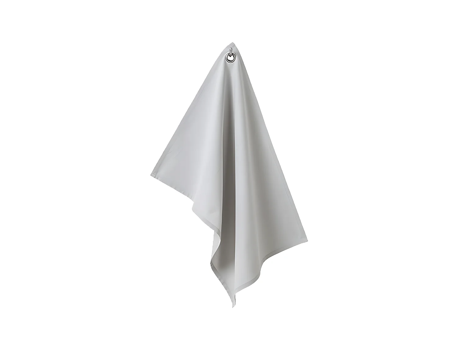 Essuie mains en coton couleur Zinc 50 x 70 cm