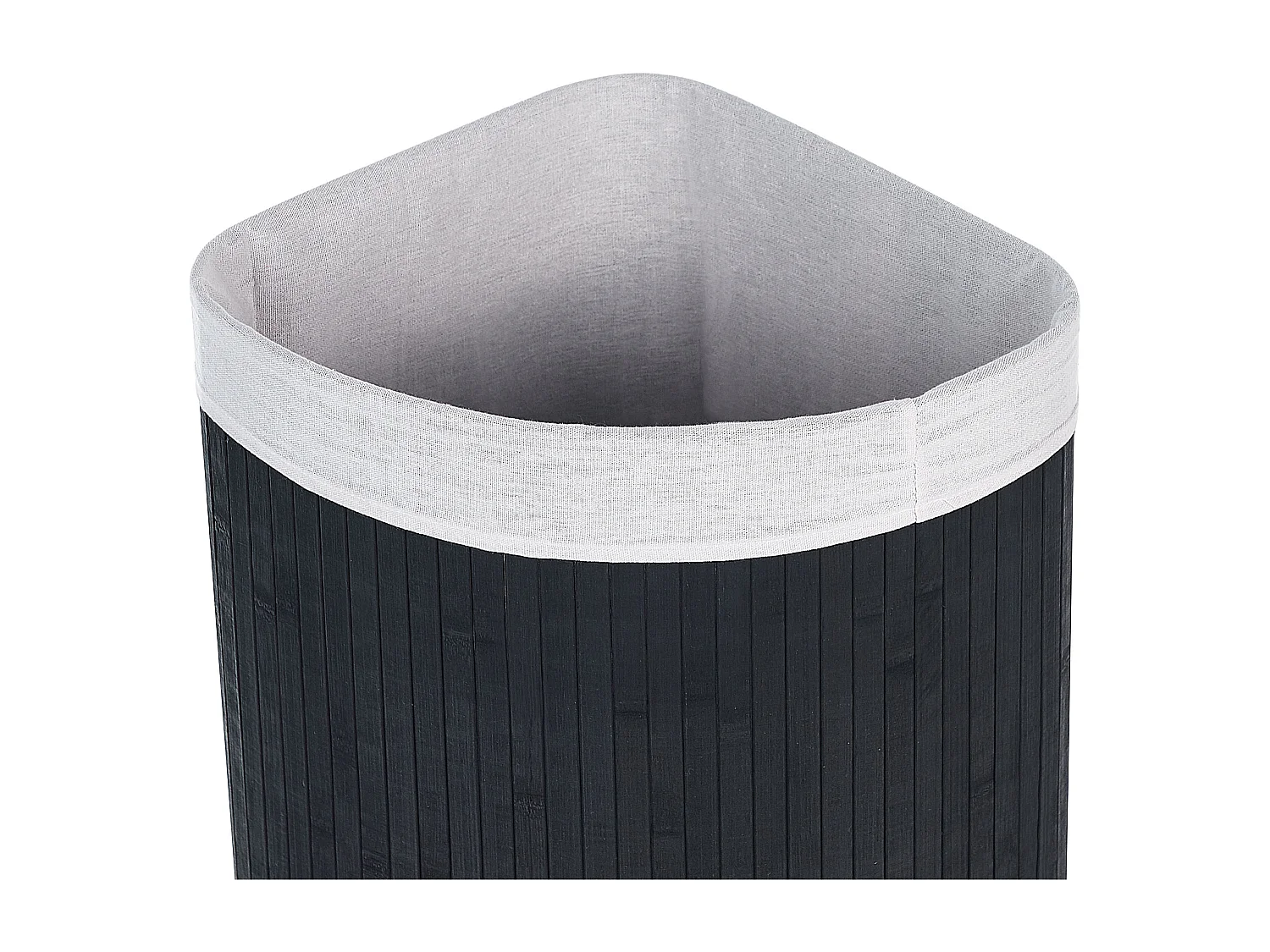 Cesta legno di bambù nero e bianco 60 cm MATARA