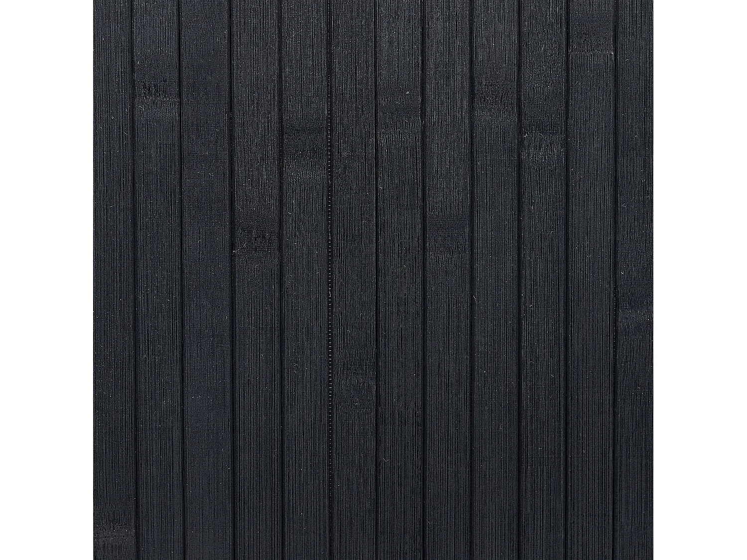 Wäschekorb Bambusholz schwarz handgemacht eckig mit Deckel Sack Matara