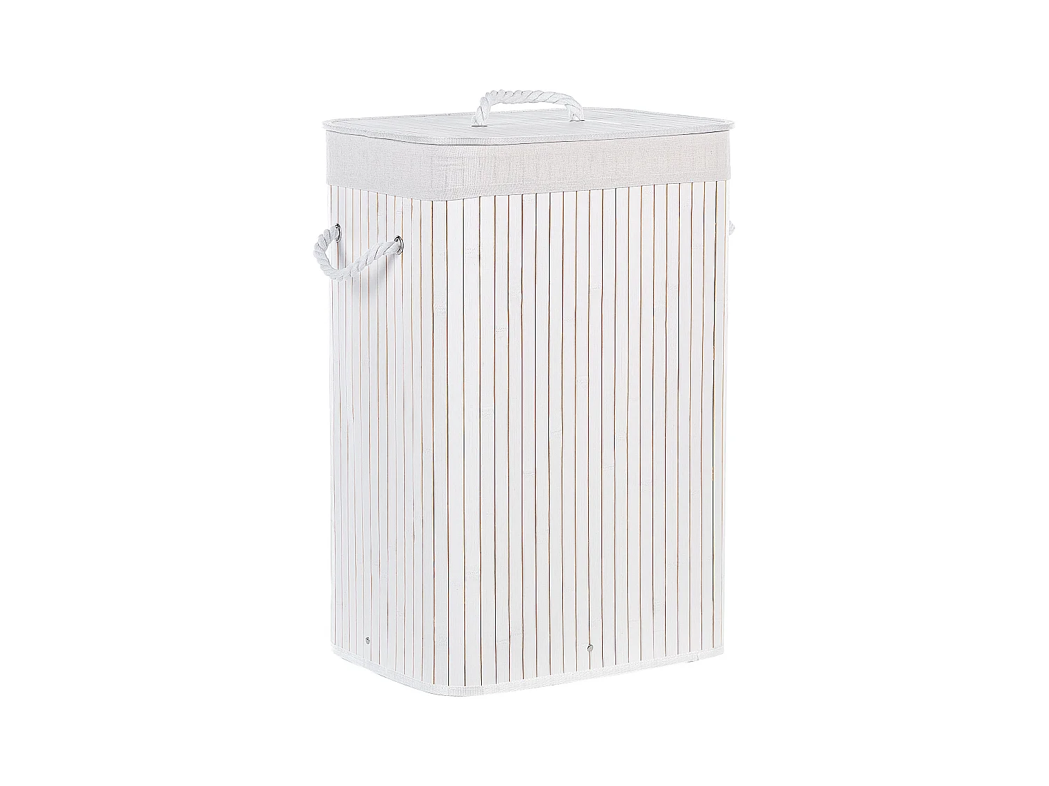 Panier KOMARI Bambou Blanc 72 L