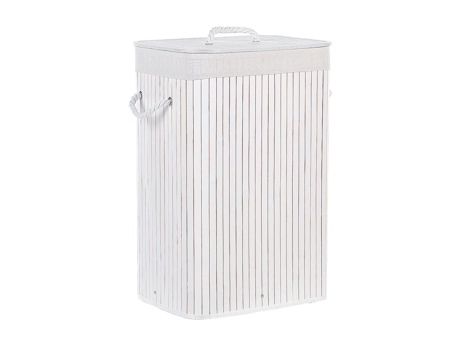 Panier KOMARI Bambou Blanc 72 L