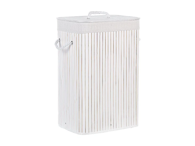 Panier KOMARI Bambou Blanc 72 L