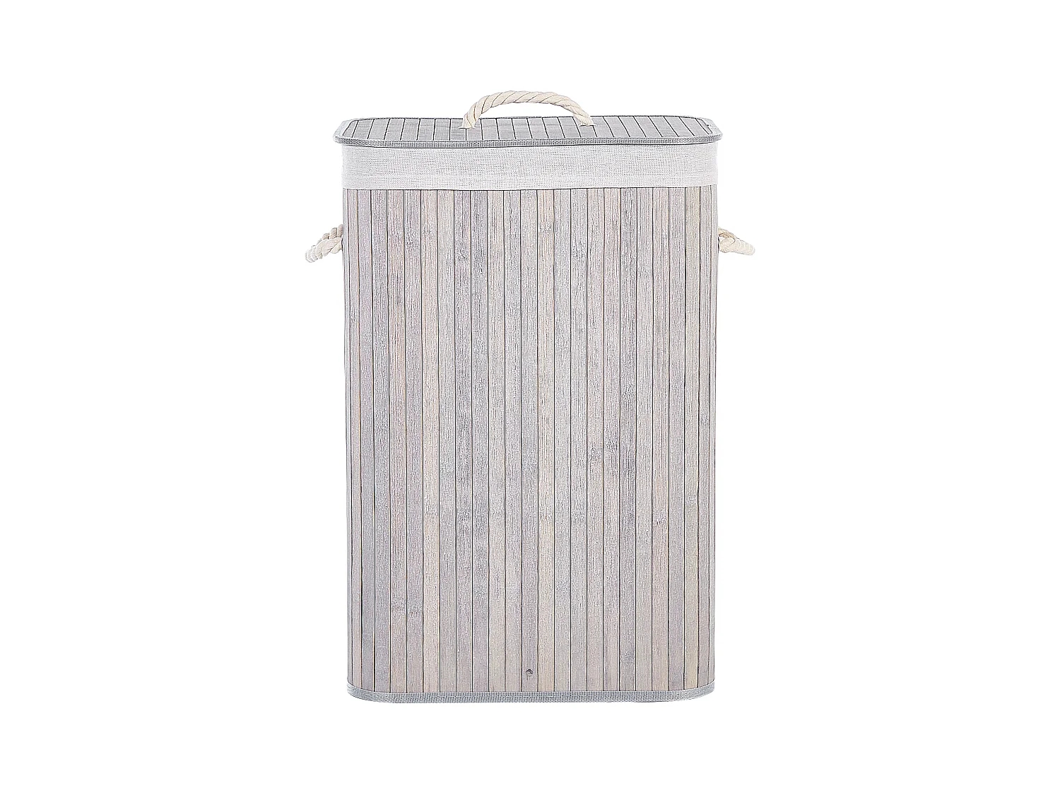 Panier KOMARI Bambou Gris clair 72 L
