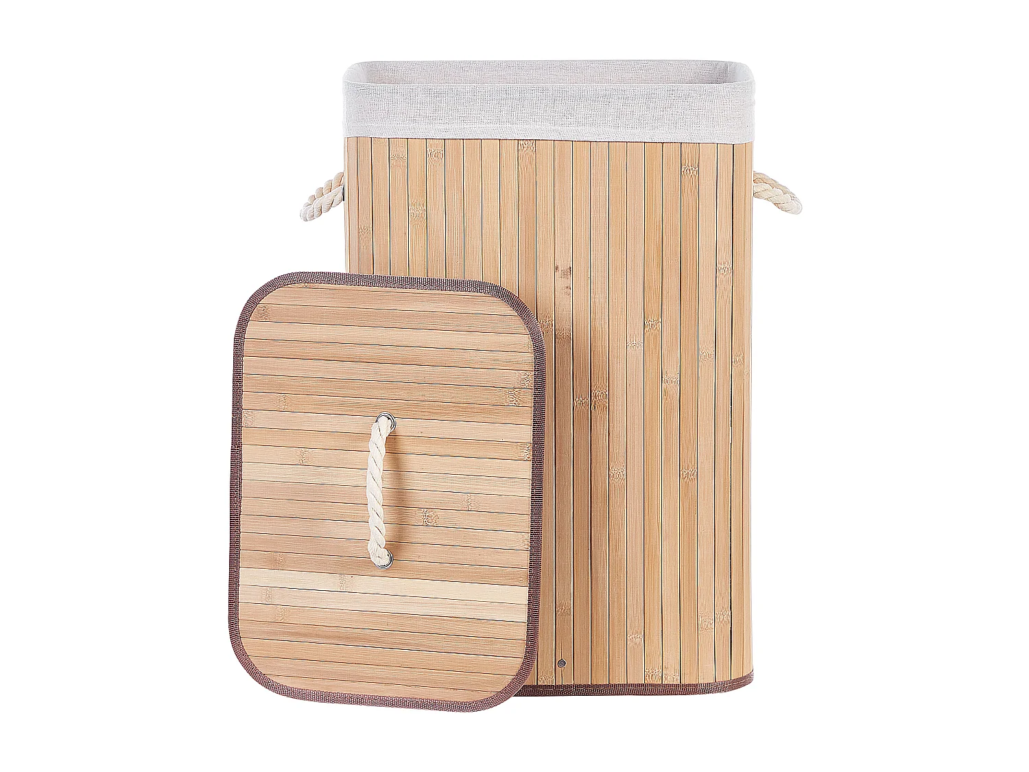 Panier KOMARI Bambou Marron clair 72 L