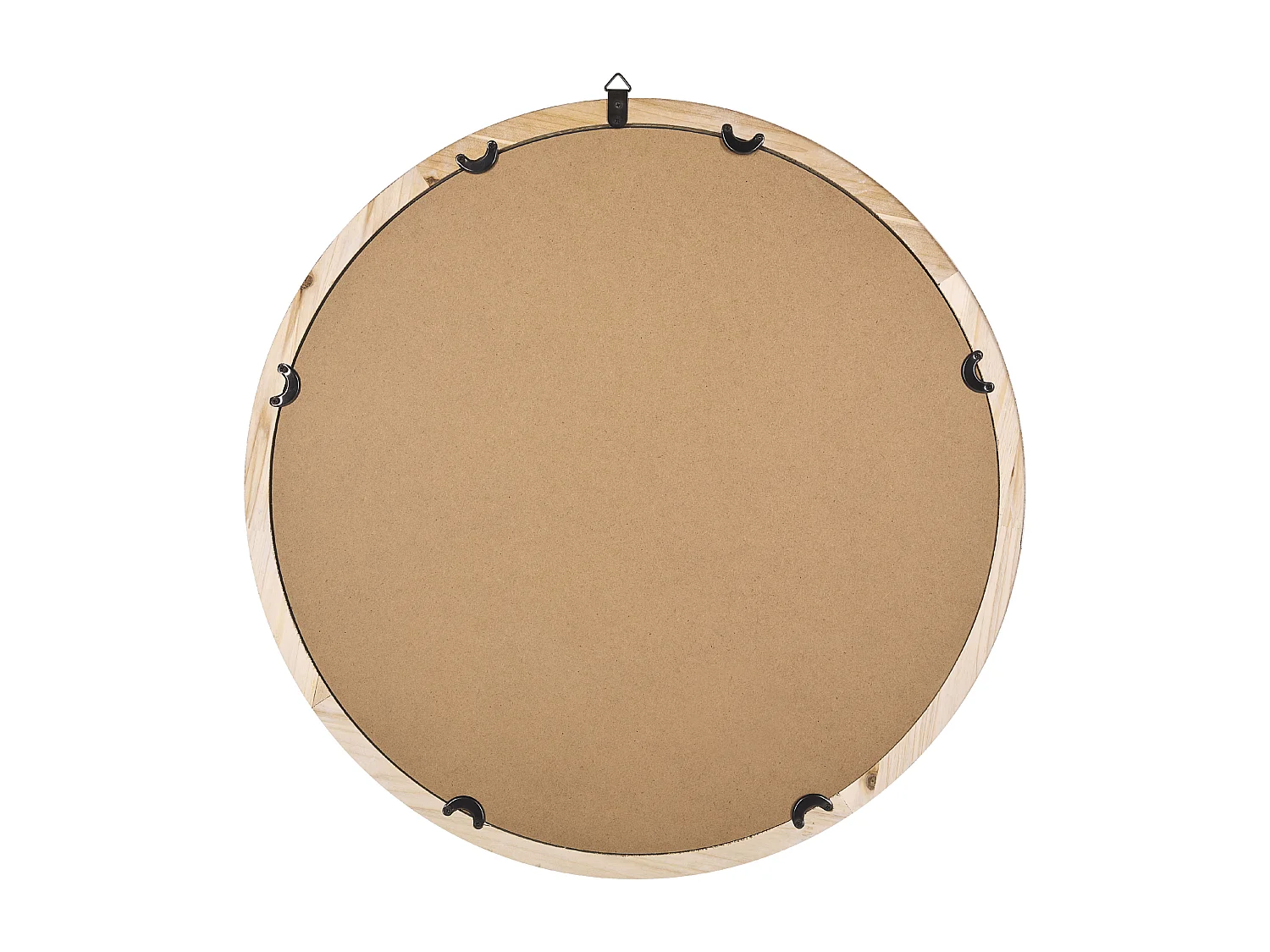 Lustro ścienne MONCLOVA 60 cm 60 cm Jasnobrązowy