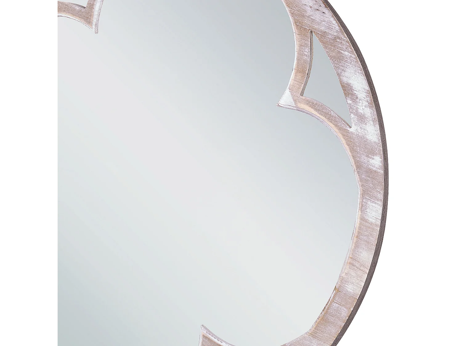 Lustro ścienne MONCLOVA 60 cm 60 cm Jasnobrązowy