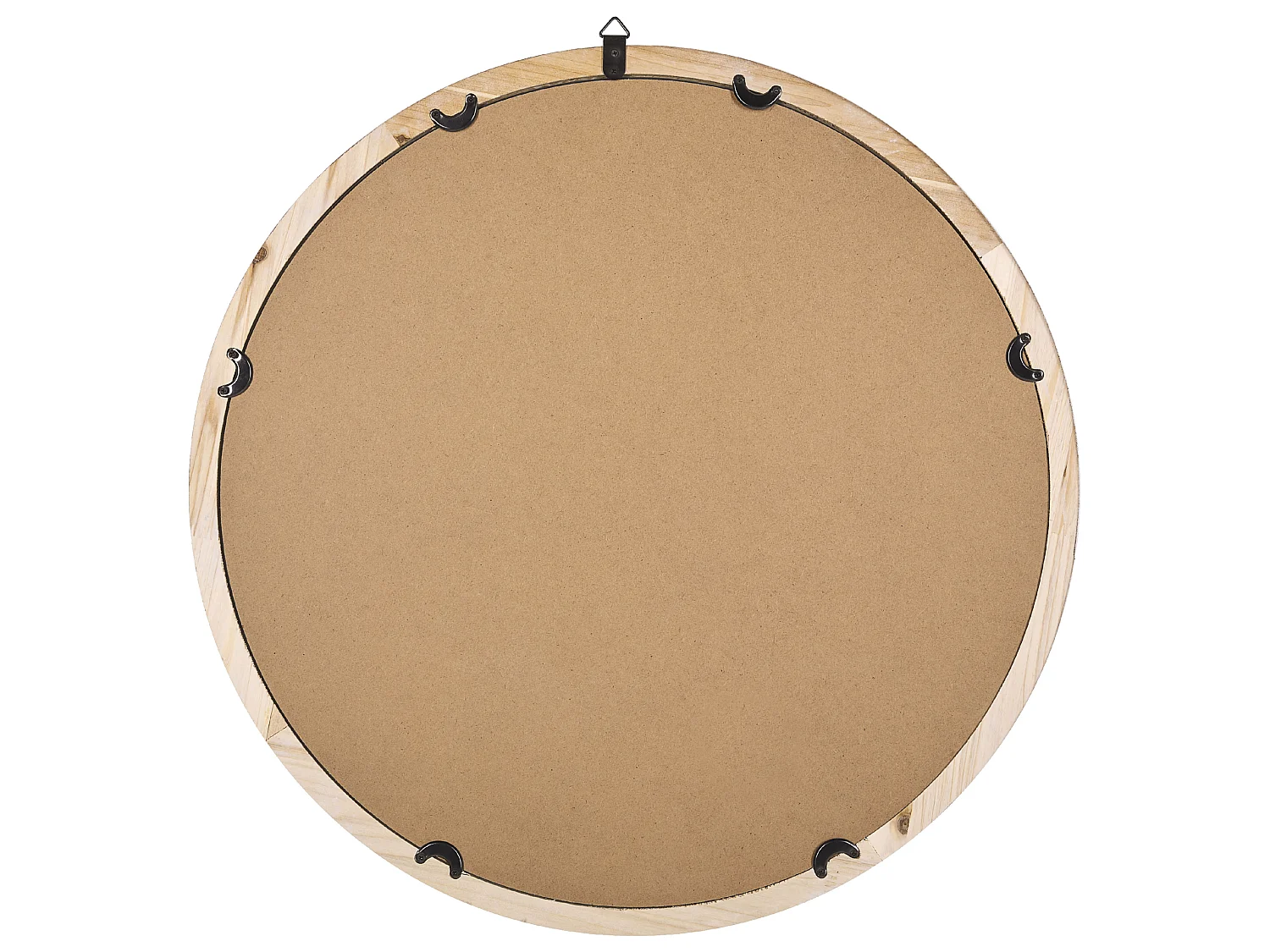 Miroir MONCLOVA 60 cm 60 cm Marron clair