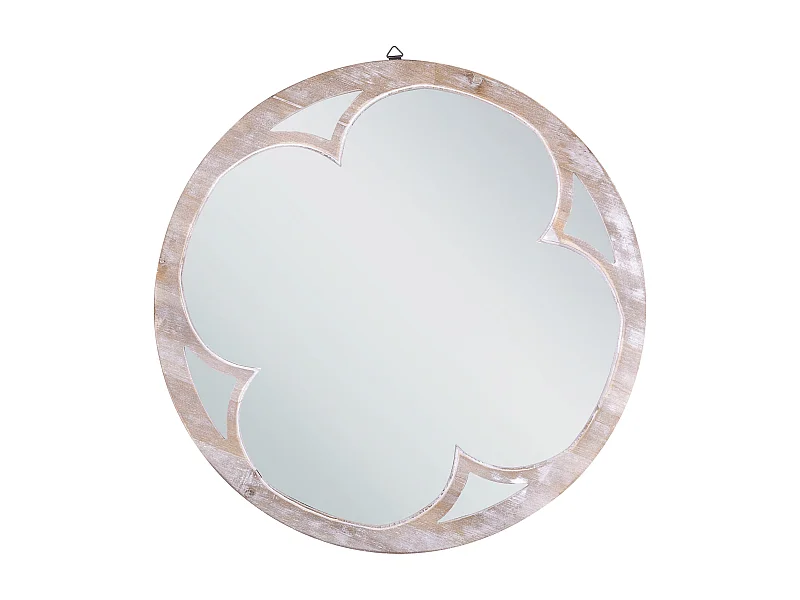 Specchio MONCLOVA 60 cm 60 cm Marrone chiaro