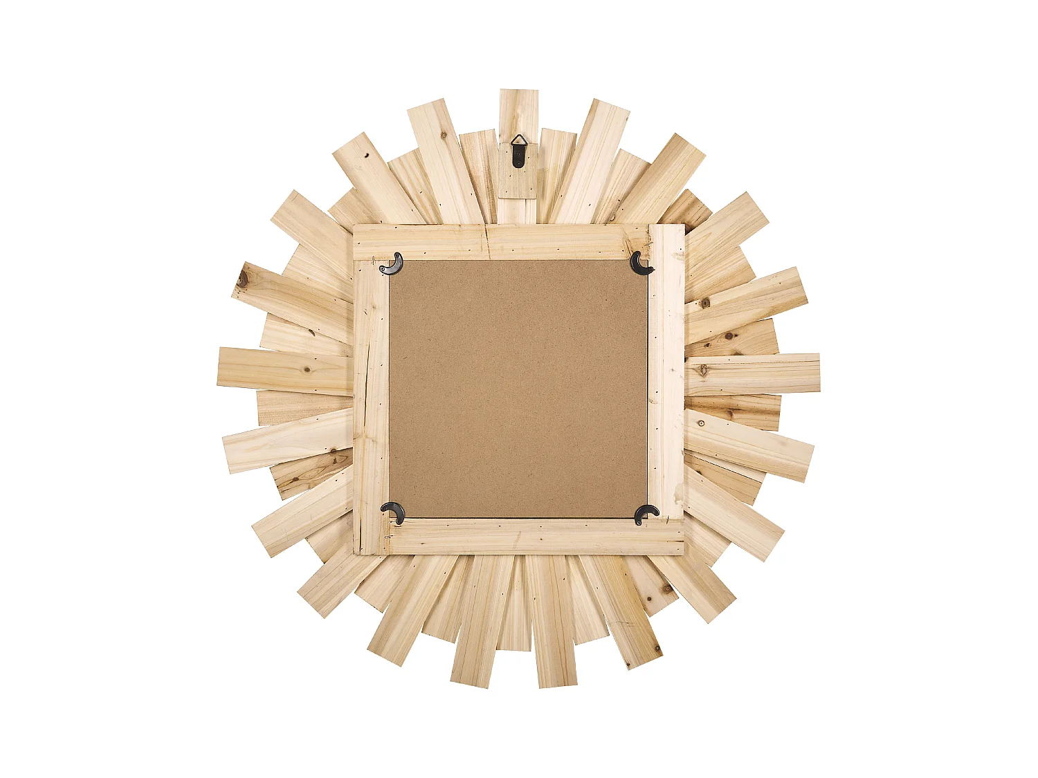 Miroir TAMPICO 75 cm 75 cm Bois de sapin Multicolore