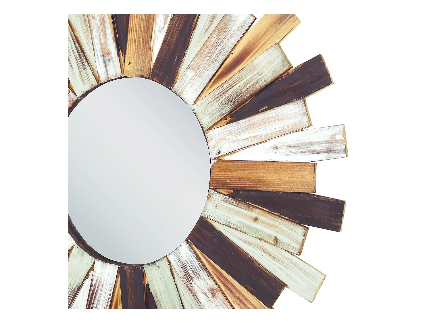 Wandspiegel TAMPICO 75 cm 75 cm Hout Multicolor