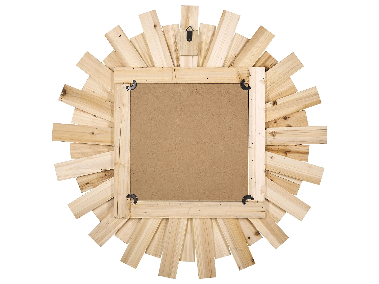 Miroir TAMPICO 75 cm 75 cm Bois Multicolore