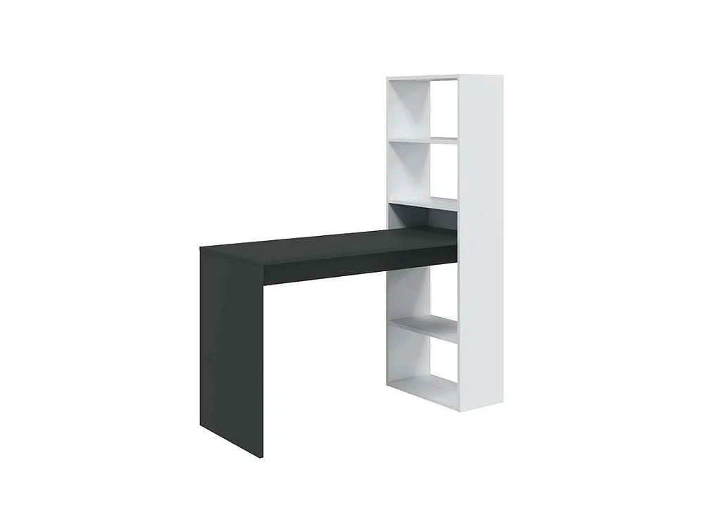 Bureau Kelvin chocolat anthracite