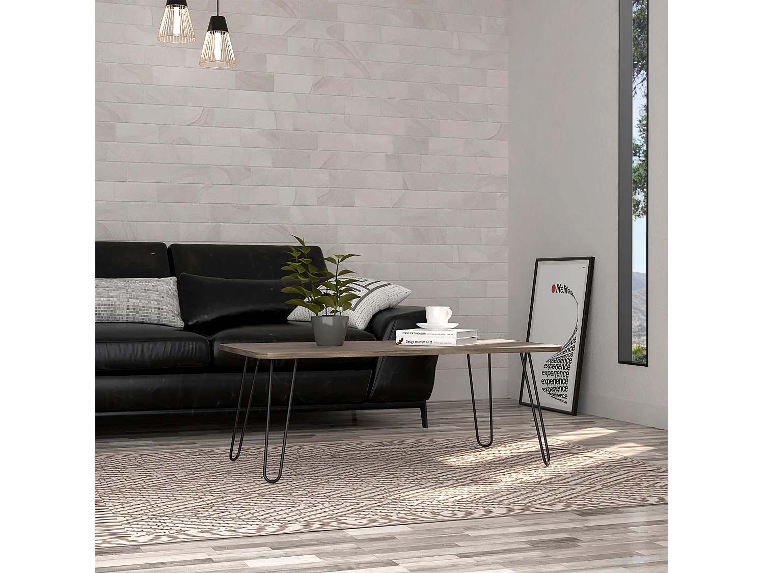 Mesa de Centro Dublín  41.8 CM A X 110 CM An X 60 CM P.