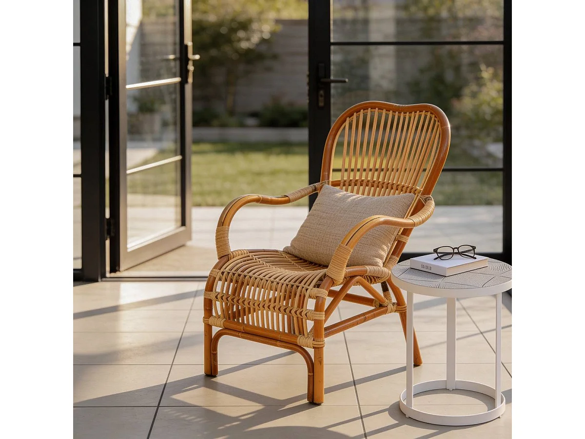 Fauteuil de jardin en rotin Rattan