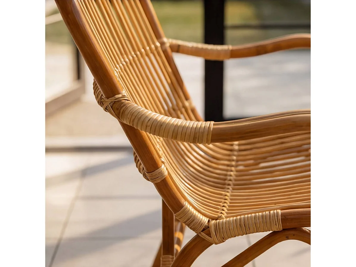 Fauteuil de jardin en rotin Rattan