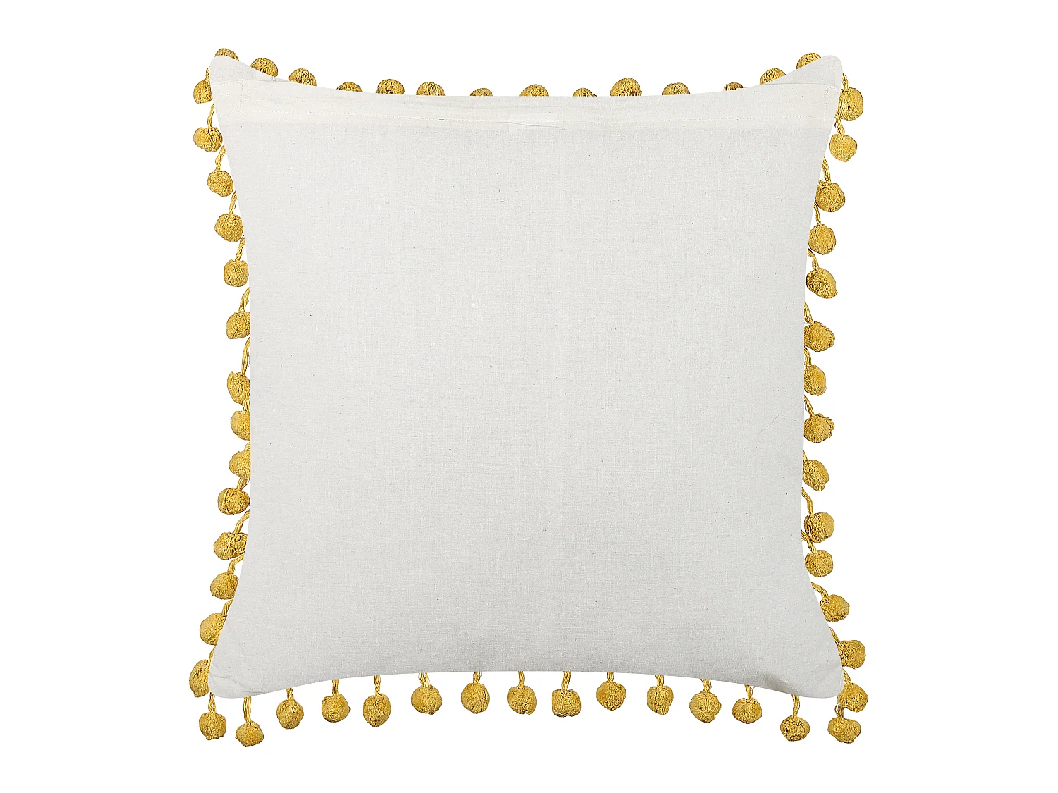 Cojín decorativo LYCROIS Algodón 45 x 45 cm Amarillo Patrón floral