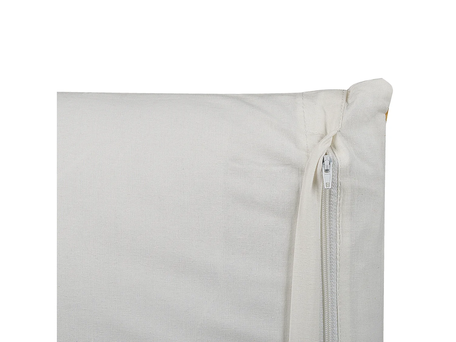 Set van 2 decoratieve kussens CALATHEA Katoen 45 x 45 cm Geel Bloempatroon