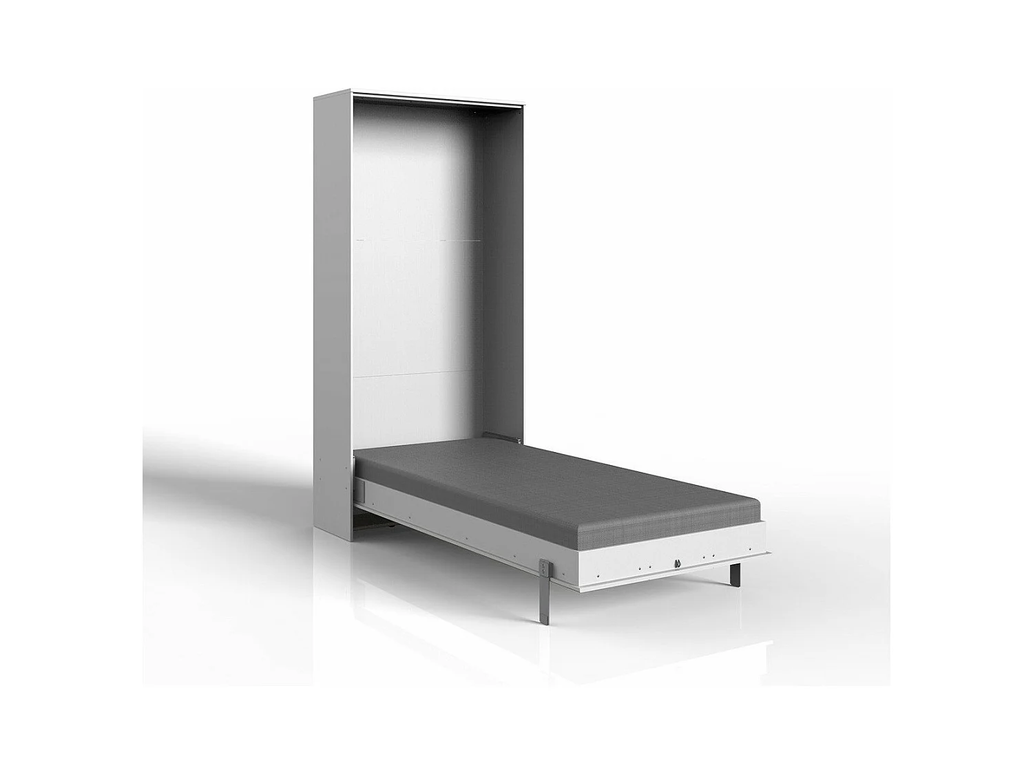 Lit escamotable vertical 90x200 - L102 cm