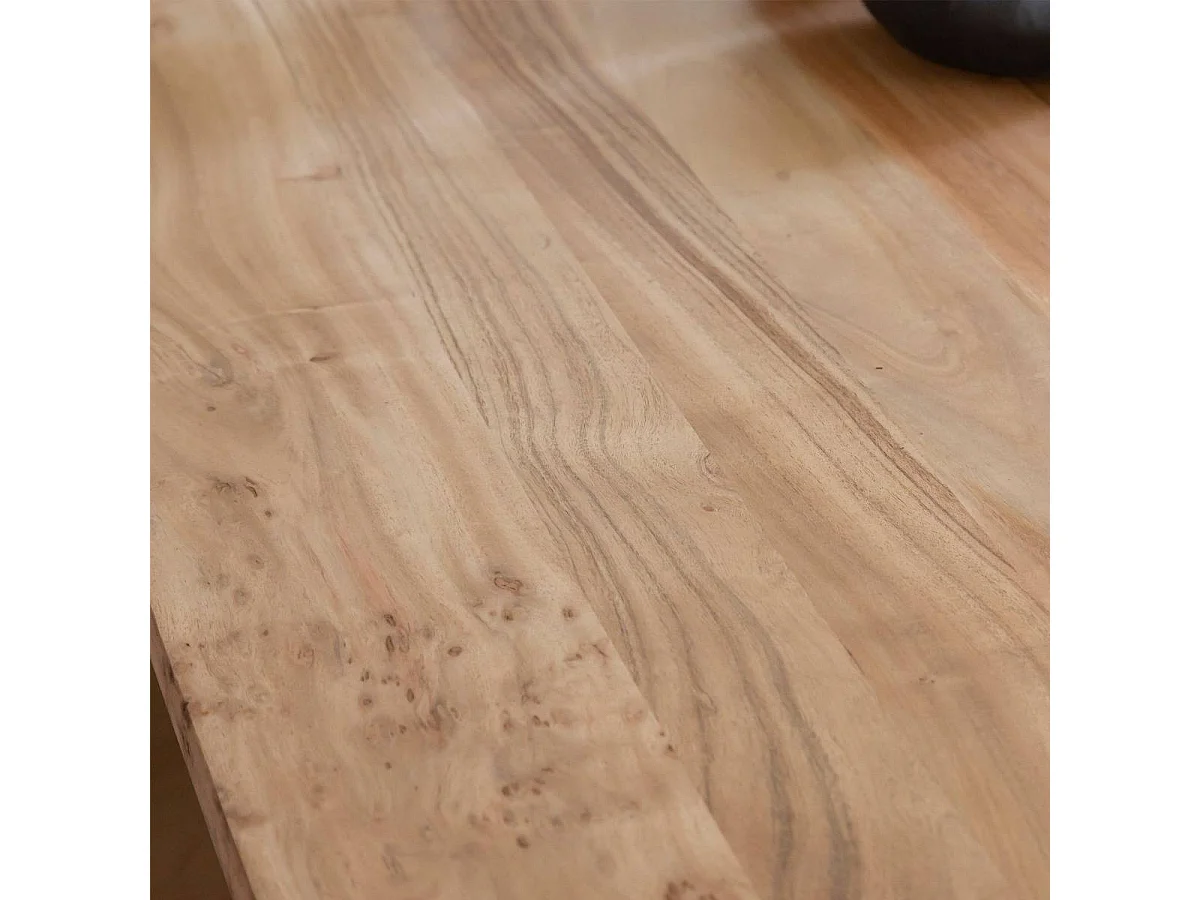 Table à manger en bois d'acacia Léandre