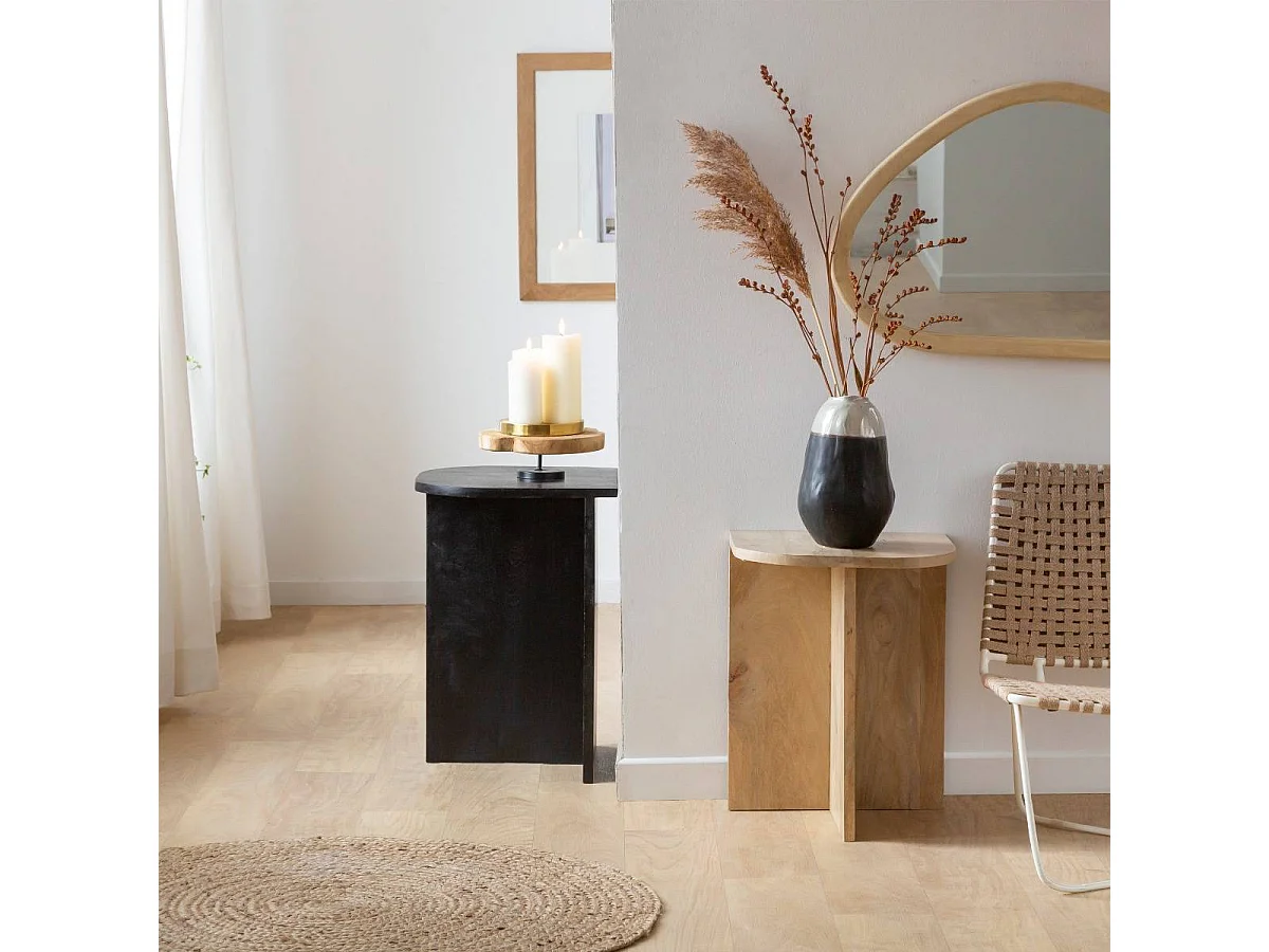 Table basse gigogne en bois de manguier Faro