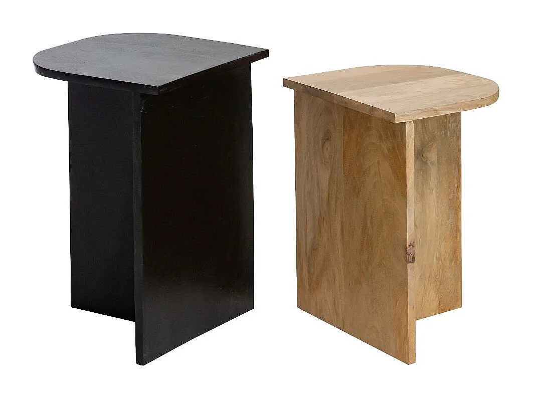 Table basse gigogne en bois de manguier Faro