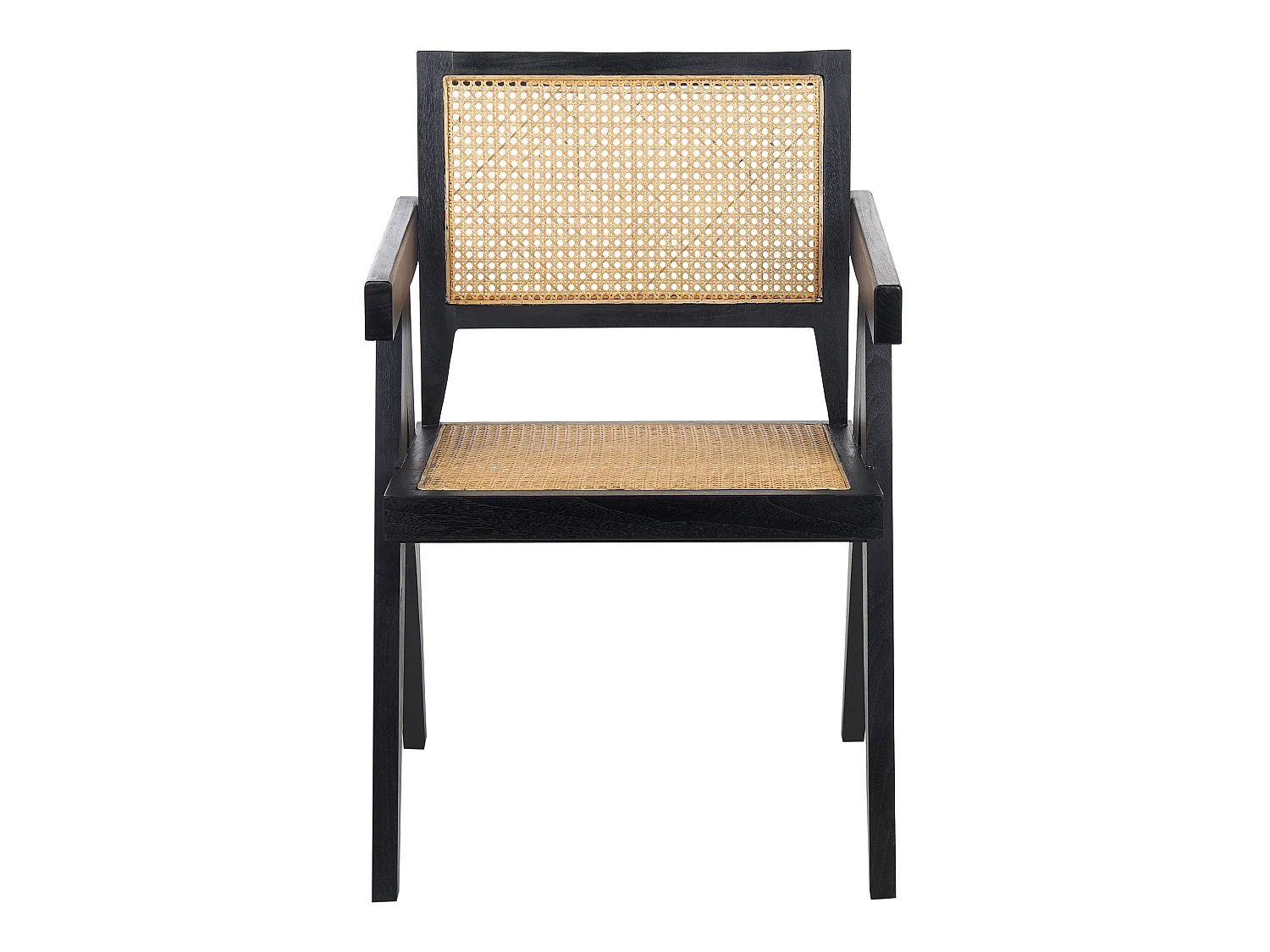 Eetkamerstoel WESTBROOK Mahoniehout Zwart