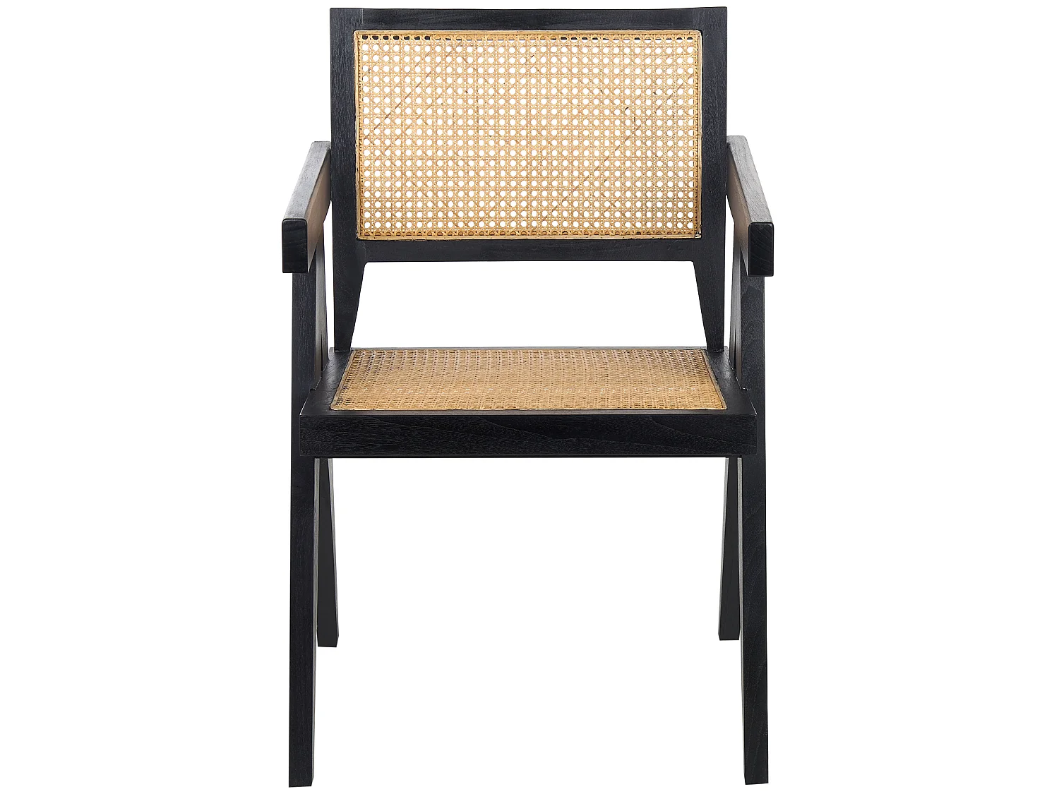 Eetkamerstoel WESTBROOK Mahoniehout Zwart