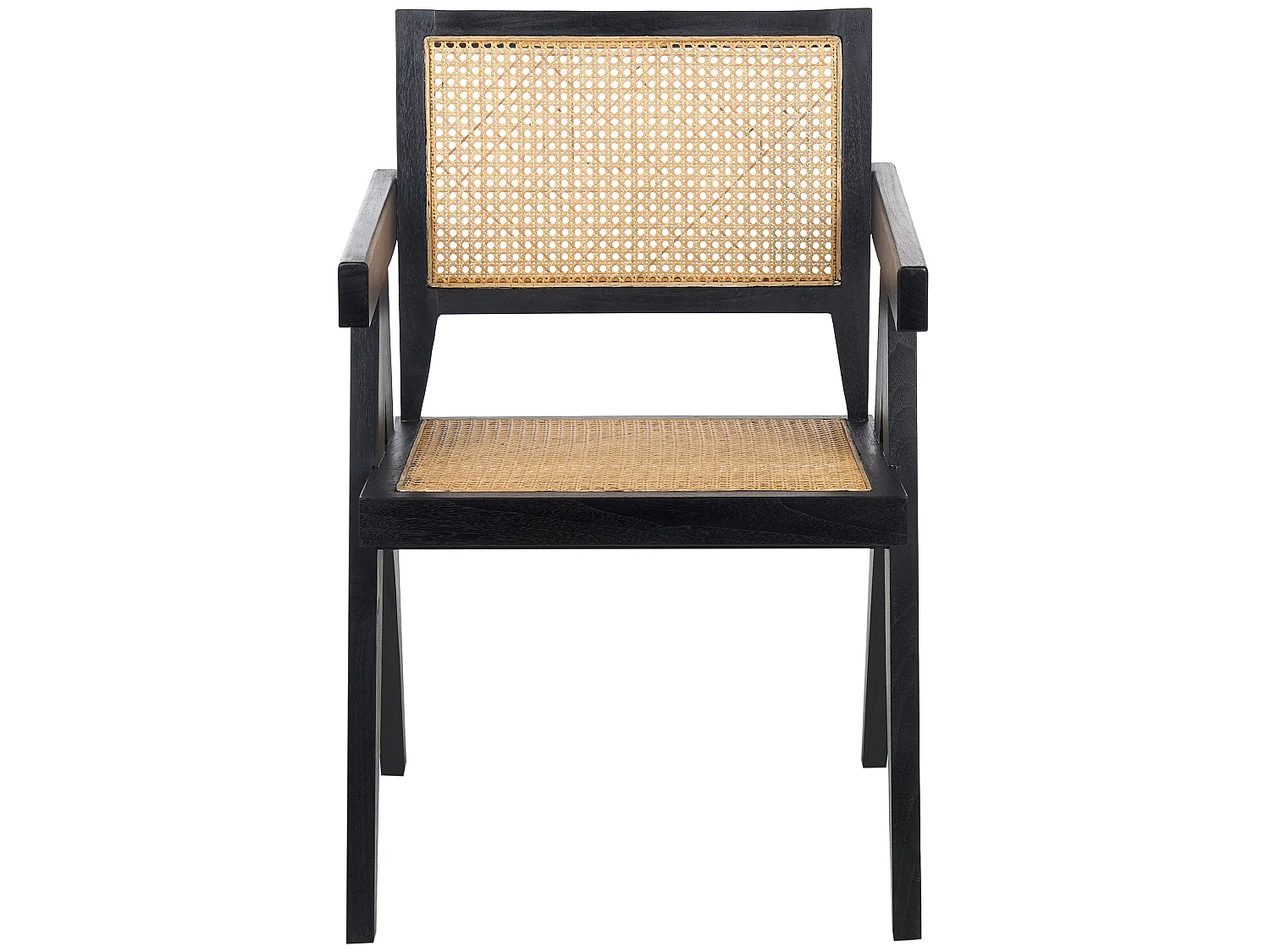 Chaise de salle à manger WESTBROOK Bois d'acajou Noir