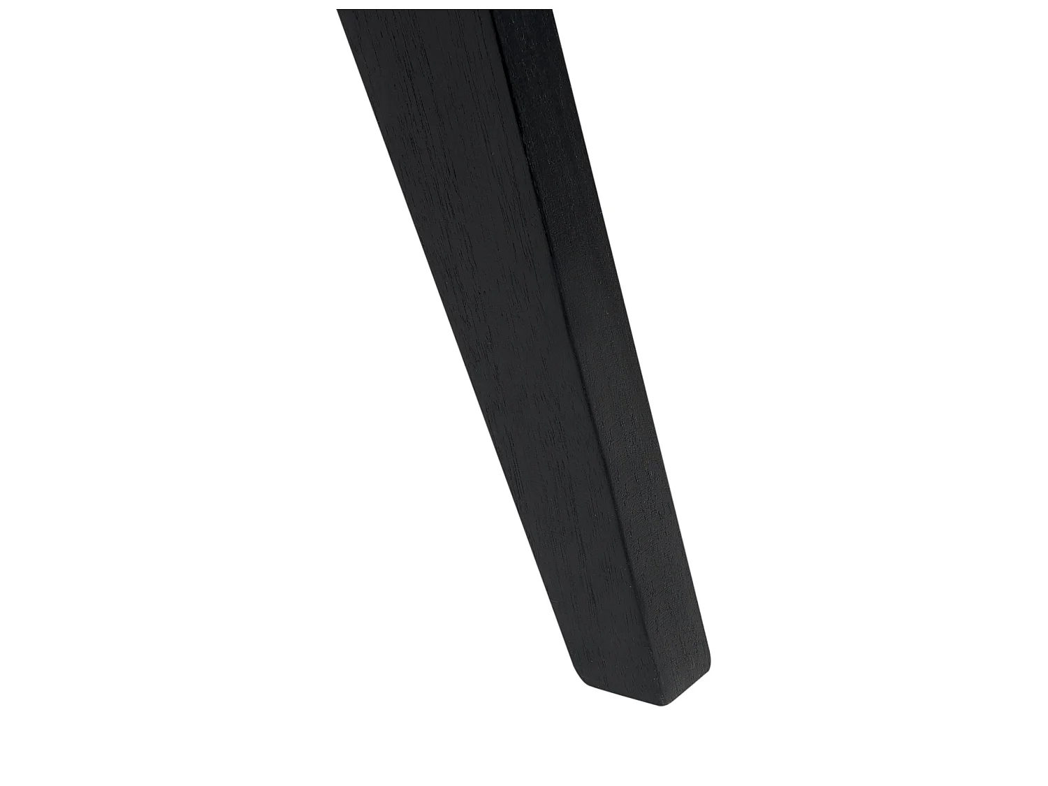 Chaise de salle à manger WESTBROOK Bois d'acajou Noir