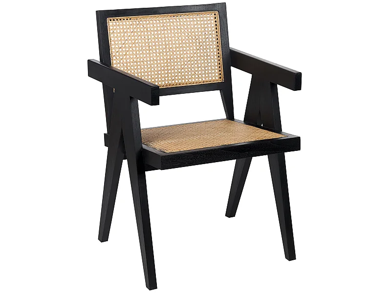 Sedia da pranzo WESTBROOK Mogano Nero