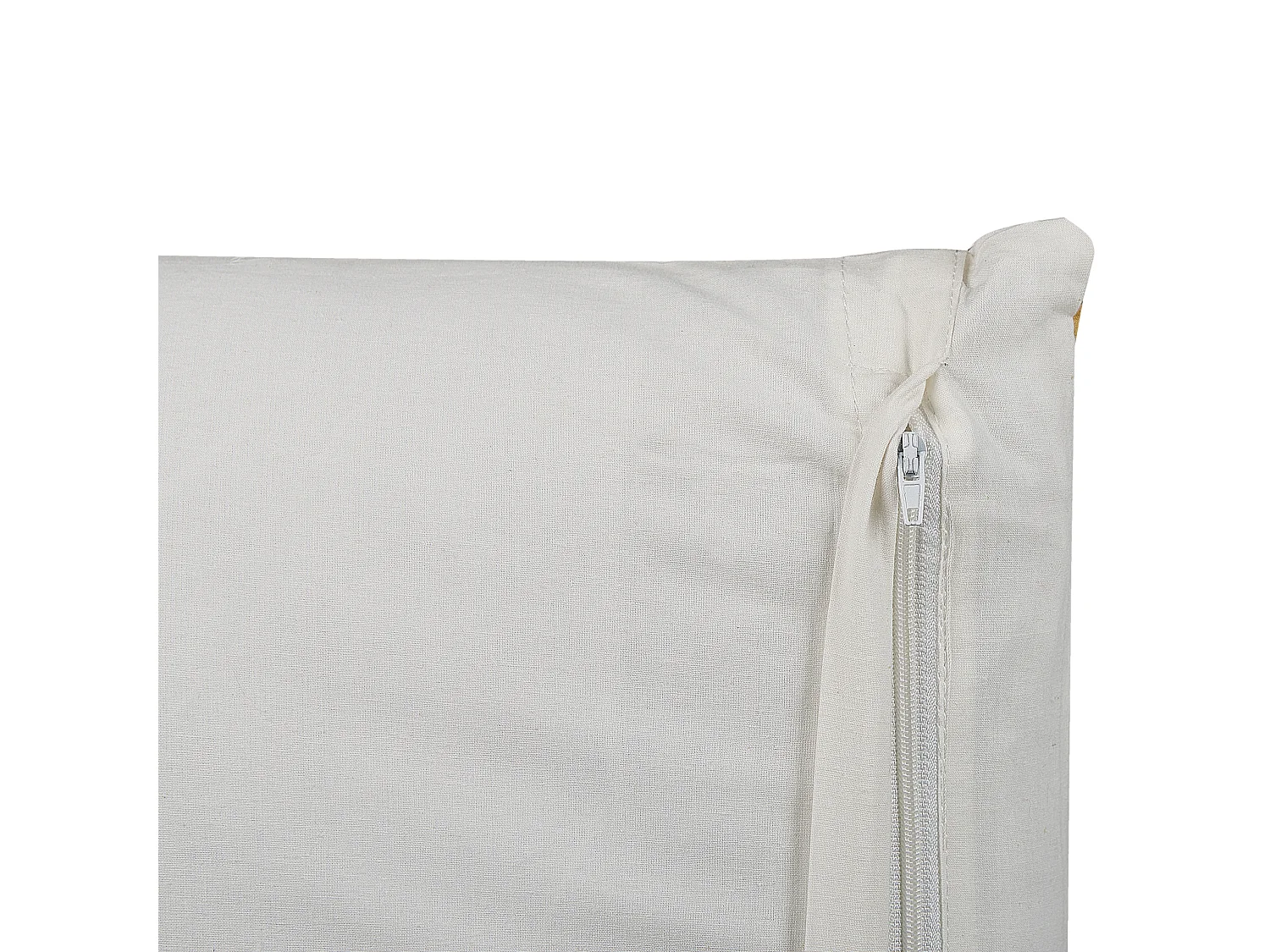 Poduszka dekoracyjna CALATHEA Bawełna 45 x 45 cm Żółty Wzór kwiatowy