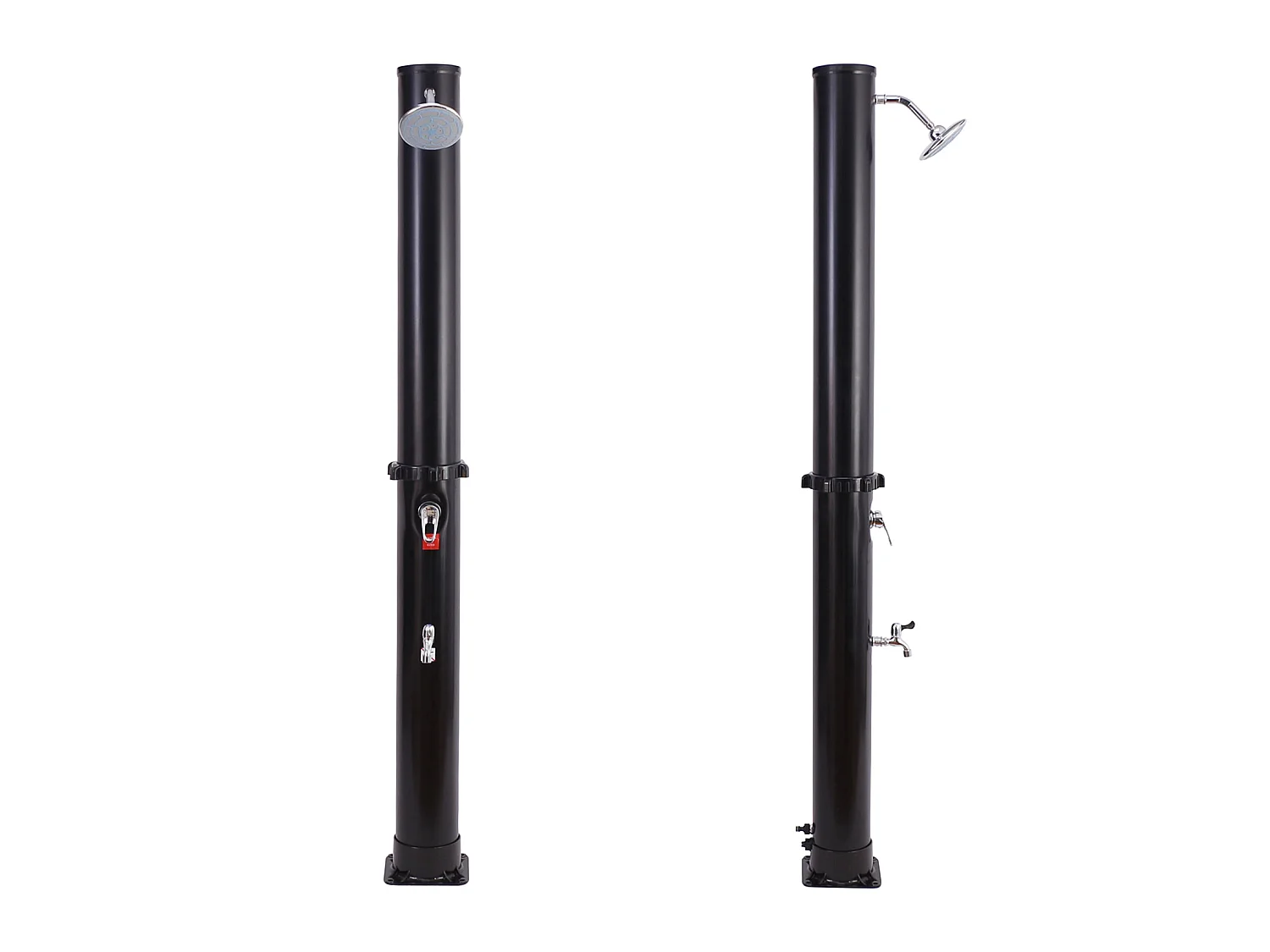 Douche solaire FIDGI noire 35L