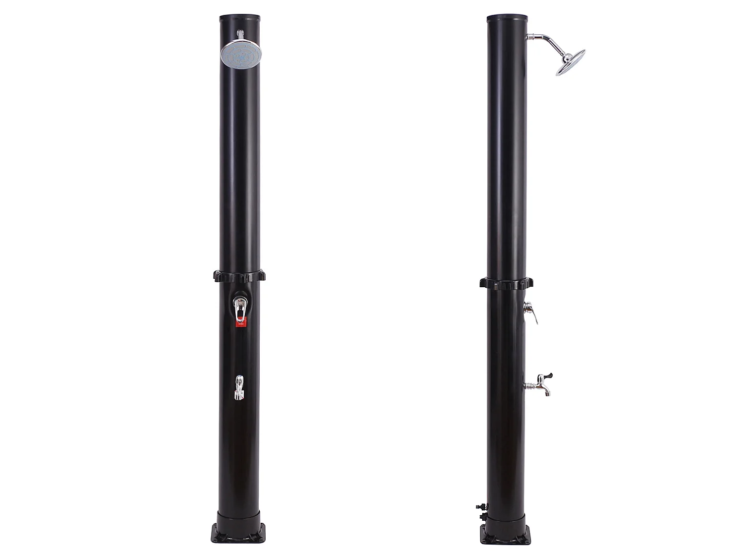 Chuveiro solar FIDGI preto 35L