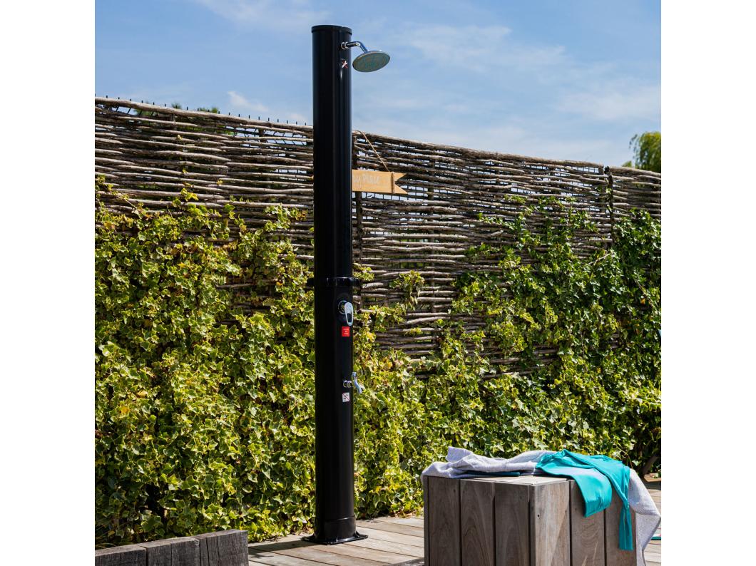 Doccia solare FIDGI nero 35L - HAPPY GARDEN