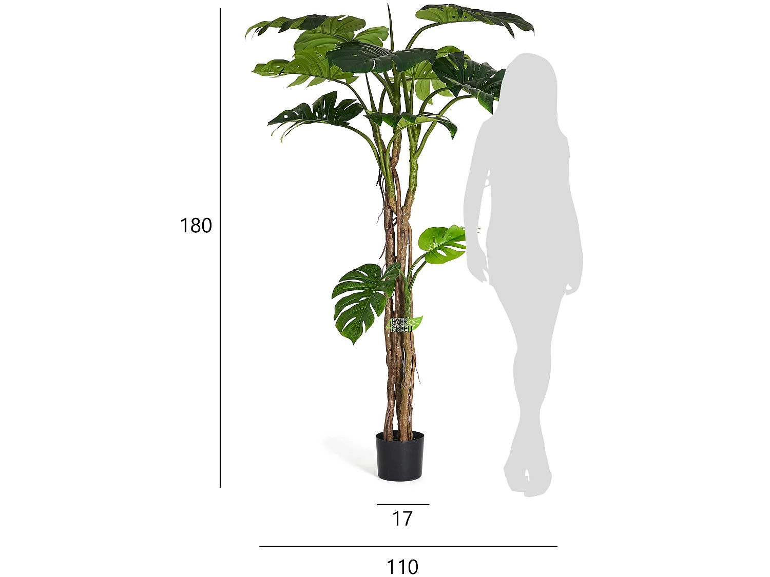 Plante artificielle Monstera