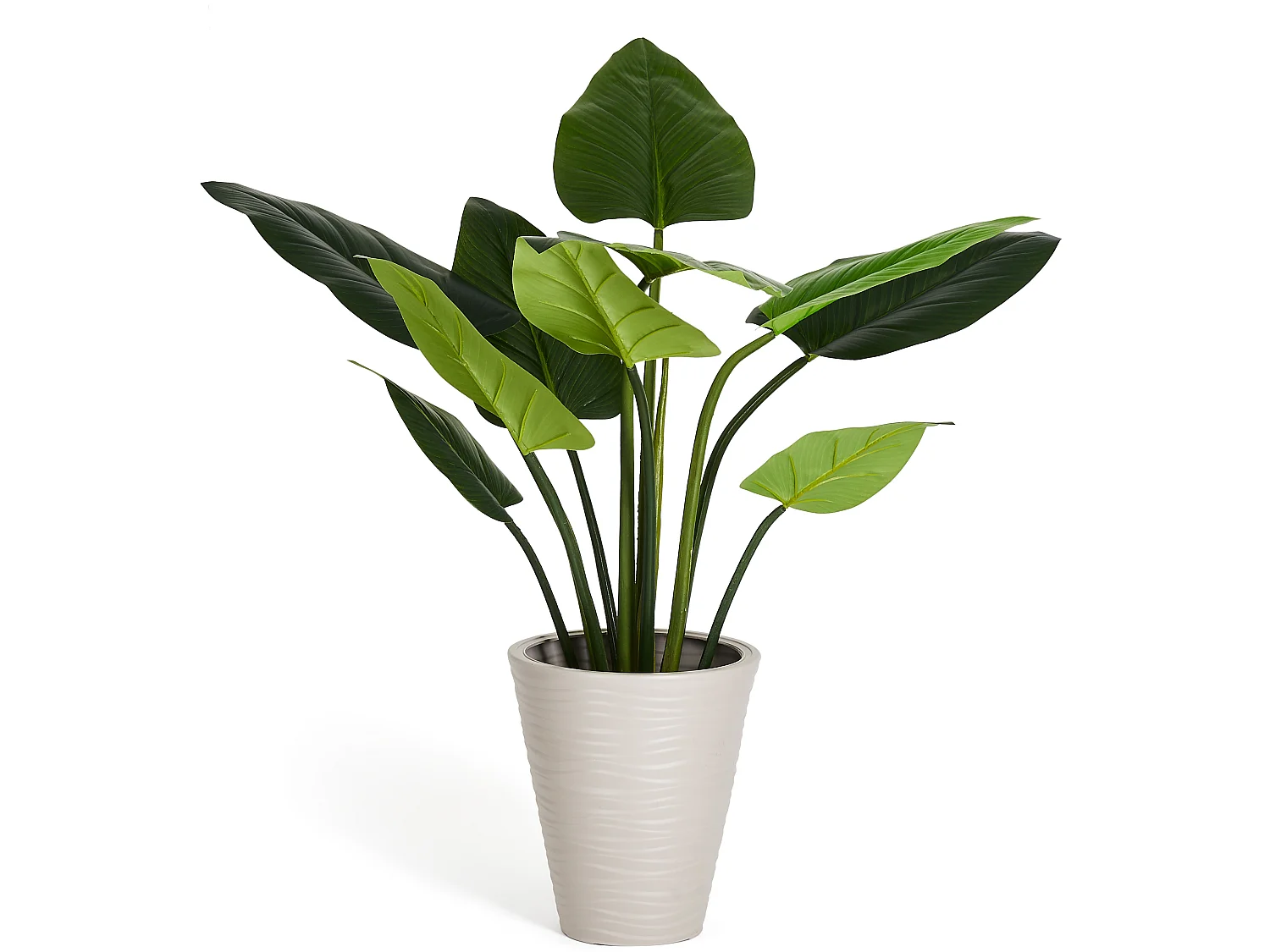 Kunstplant met pot - Philodendron - H. 125 cm