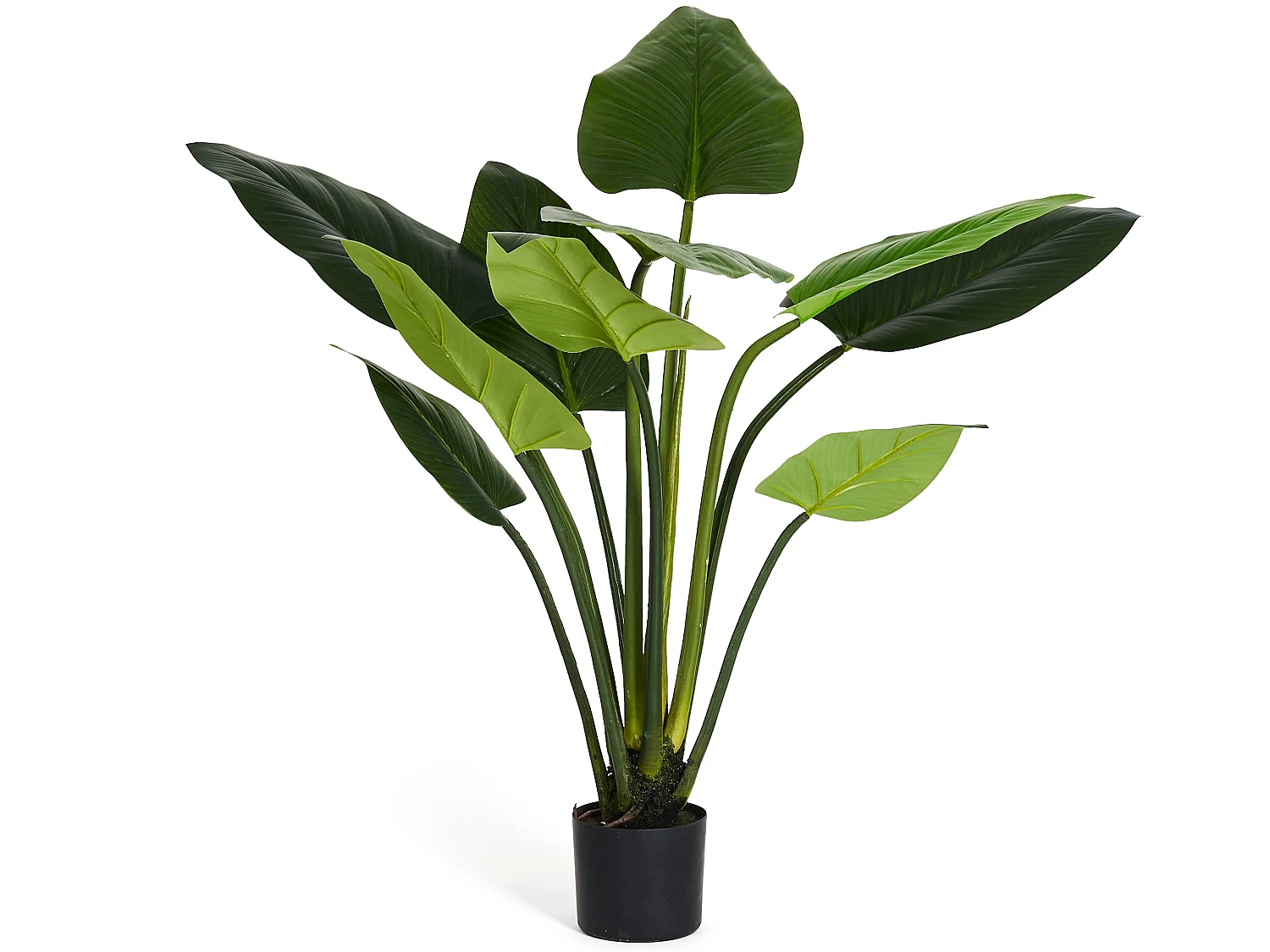 Kunstplant met pot - Philodendron - H. 125 cm