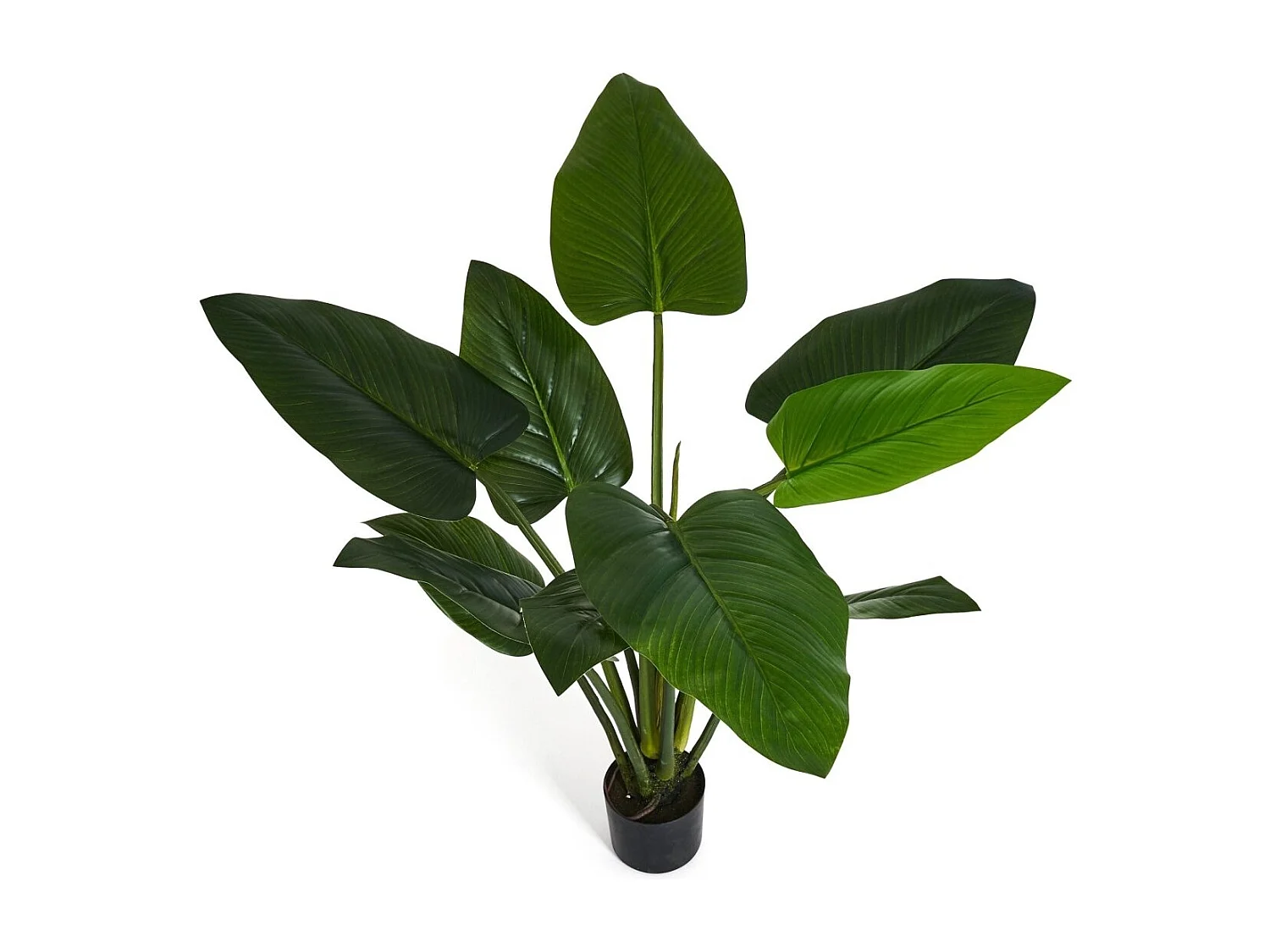Kunstplant met pot - Philodendron - H. 125 cm